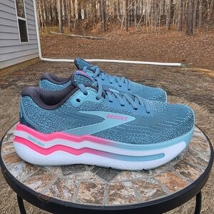Brooks Ghost Max 2 1204201B475 Storm Blue Running Shoes Sneakers Women Size 6 B